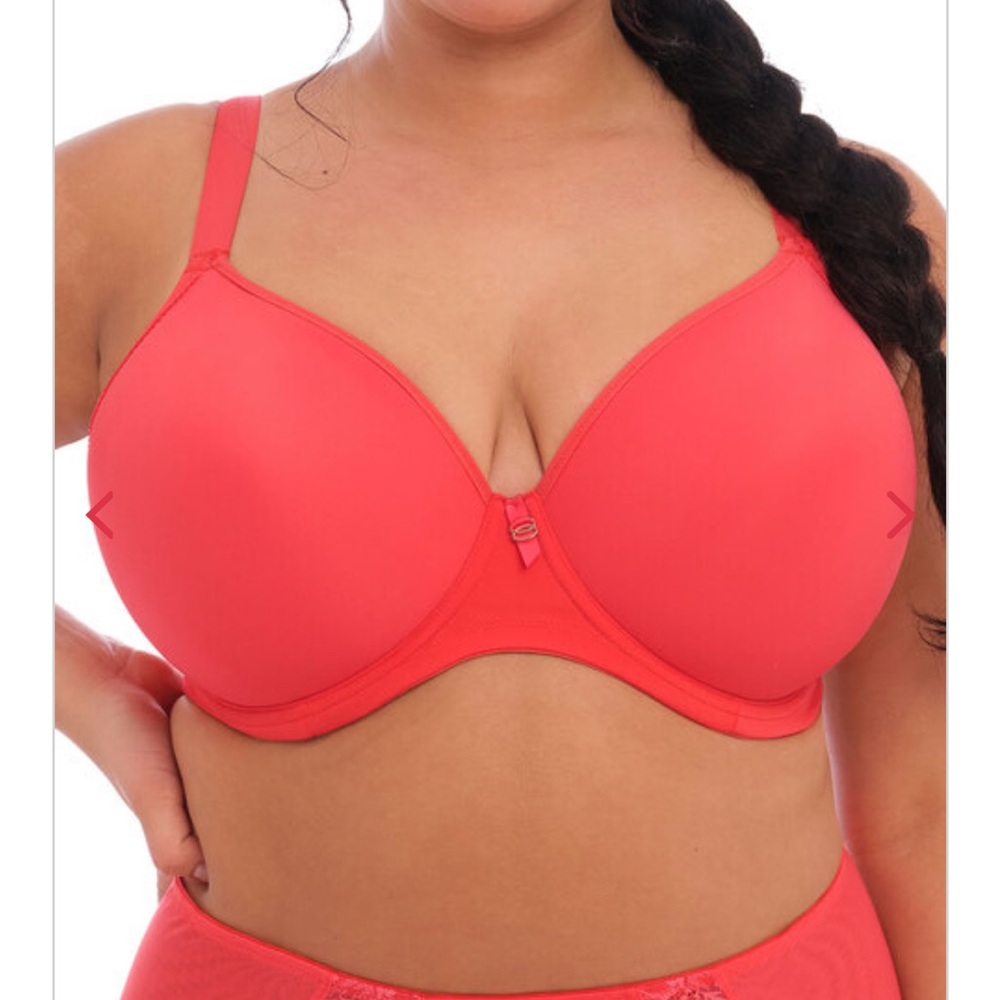 Elomi Banded Moulded Cayenne Red Bra